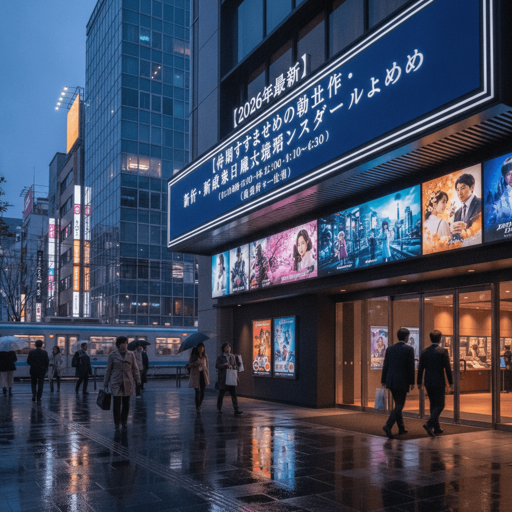 【2026年最新】今期おすすめの注目作・新作日本映画の上映スケジュールまとめ